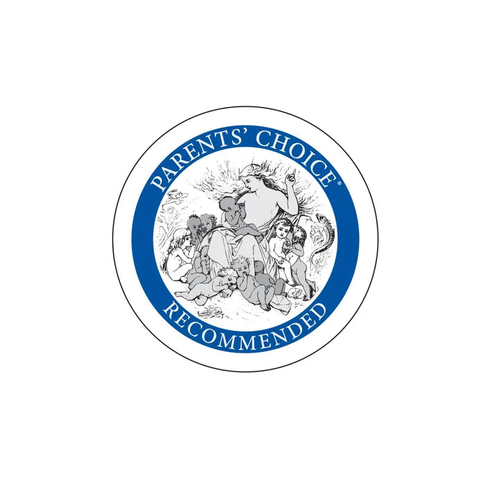 Parents' Choice Recommended logo on a white background
