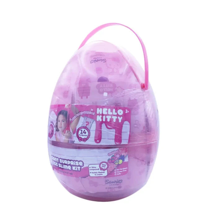 Slimetime Hello Kitty Giant Surprise Egg Kit