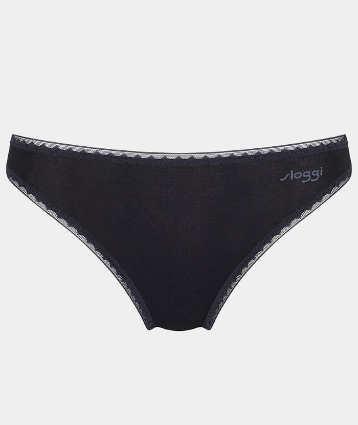 Sloggi Go Tai 2 Pack Brief - Black Knickers