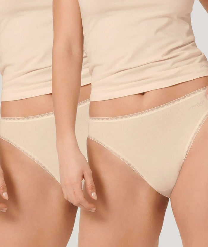 Sloggi Go Tai 2 Pack Brief - Fresh Powder Knickers