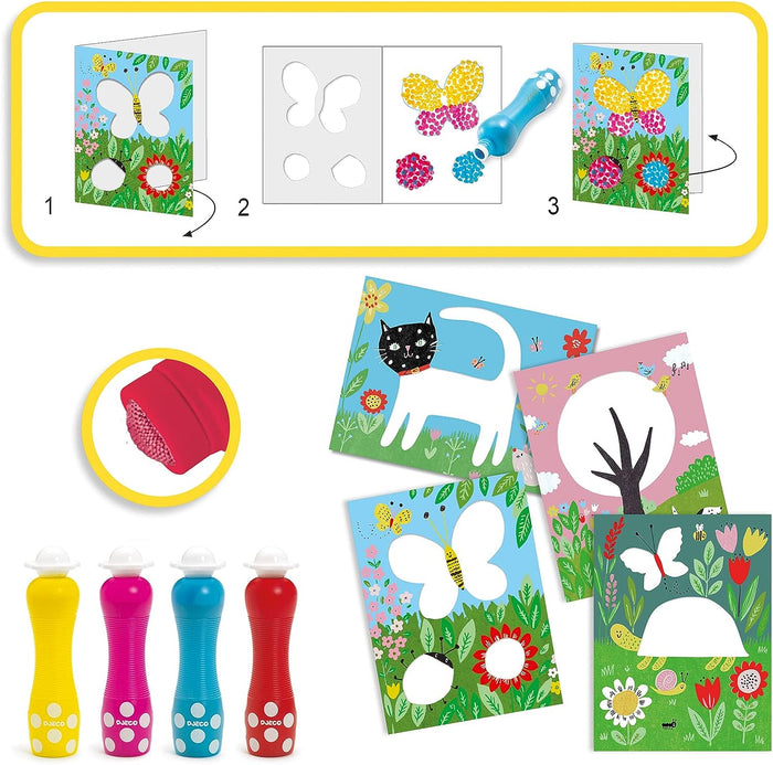 Small Dots Mess Free Painting Set
