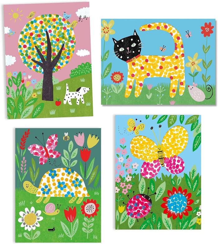 Small Dots Mess Free Painting Set