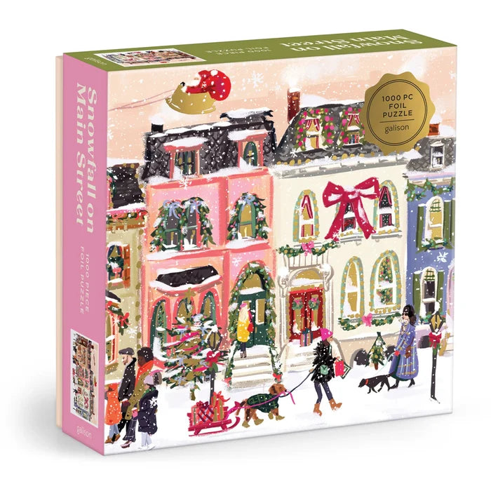 Snowfall Mainstreet (Foil) 1000 Piece Puzzle