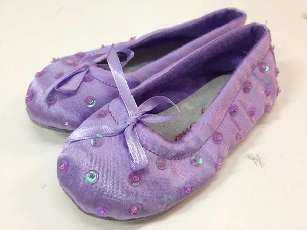 Soft Sequin Ballet Shoes - letsdressup.com.au - Girls Accessories