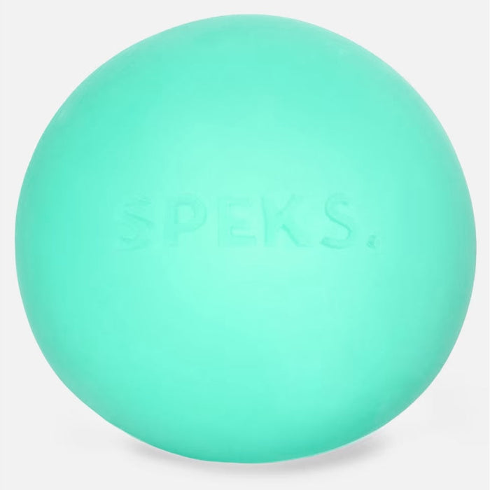 Turquoise Gump ball with 'SPEKS' branding on a white background