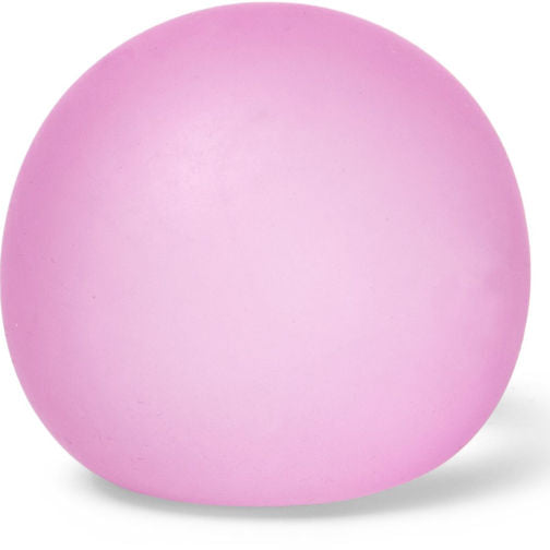 Pink Gump ball on a white background