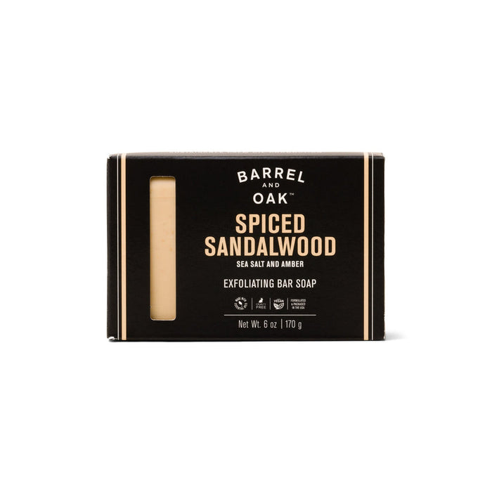 Spiced Sandalwood 6oz Exfoliating Soap Bar