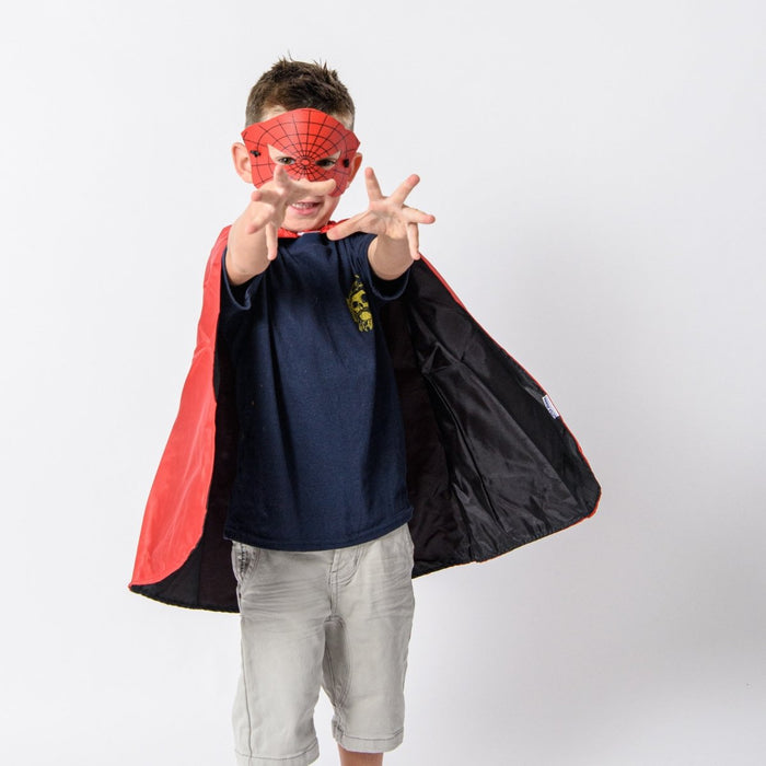 spiderman cape and mask set - letsdressup.com.au - Boys Dress Ups