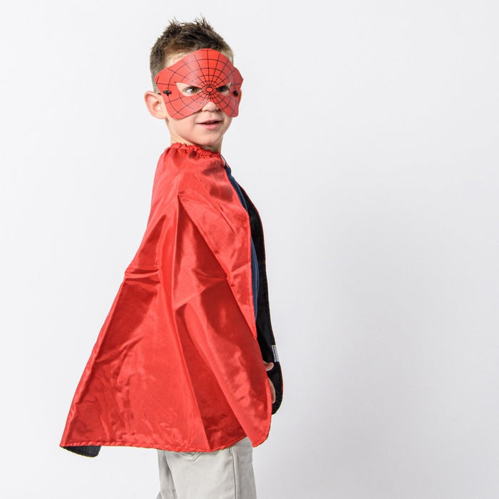 spiderman cape and mask set - letsdressup.com.au - Boys Dress Ups