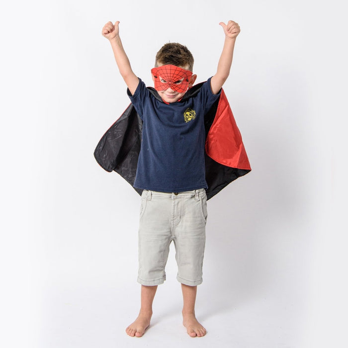 spiderman cape and mask set - letsdressup.com.au - Boys Dress Ups