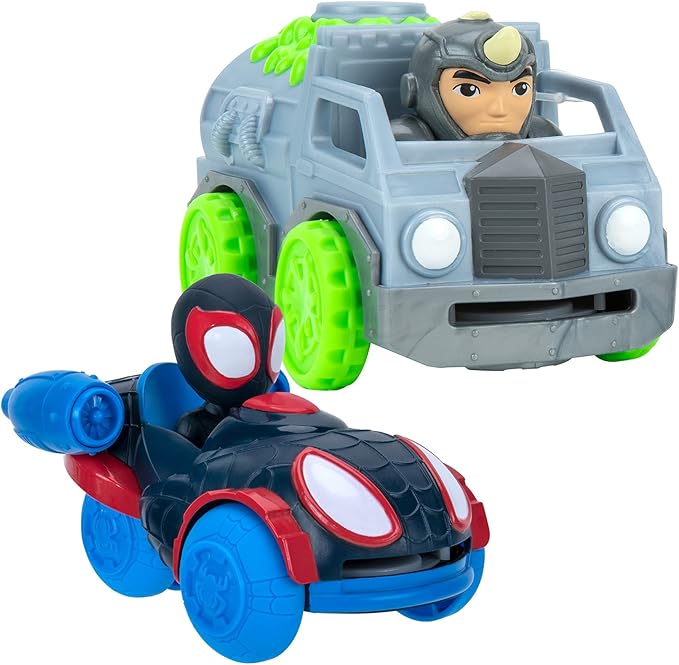Spidey N Friends Miles + Rhino 2 Pack