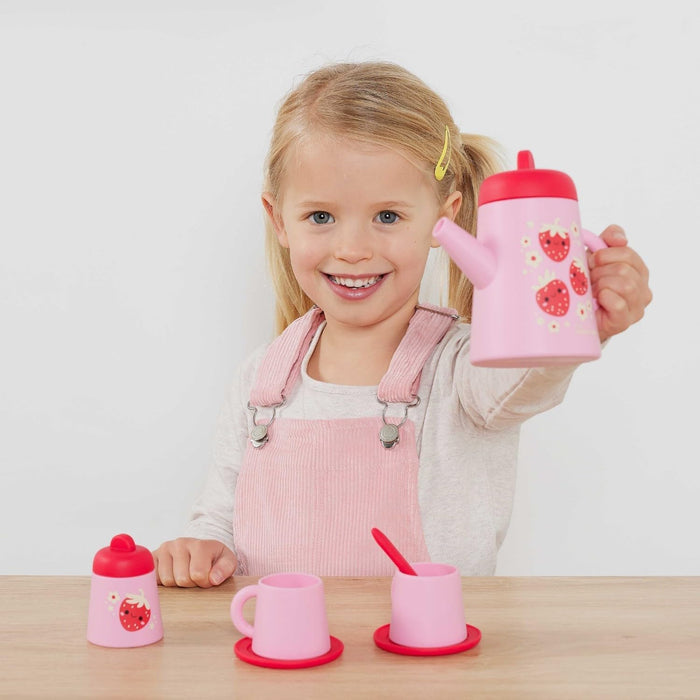 Strawberry Patch Silicone Tea Set