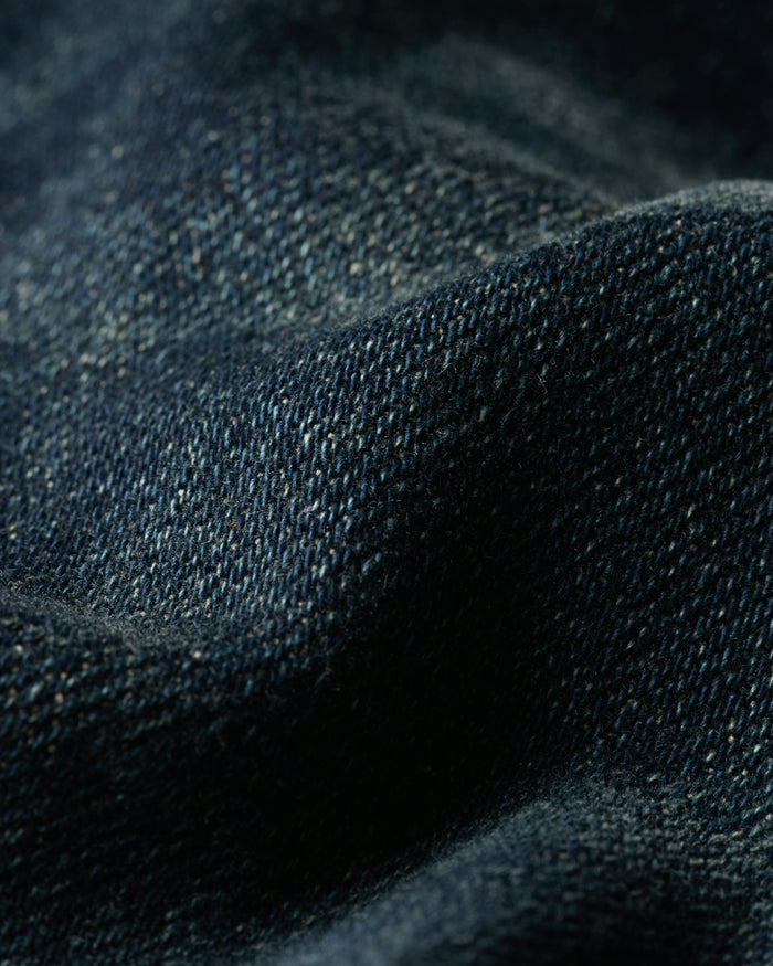 Stretch Selvedge Denim Jean - Straight Fit - Dark Wash
