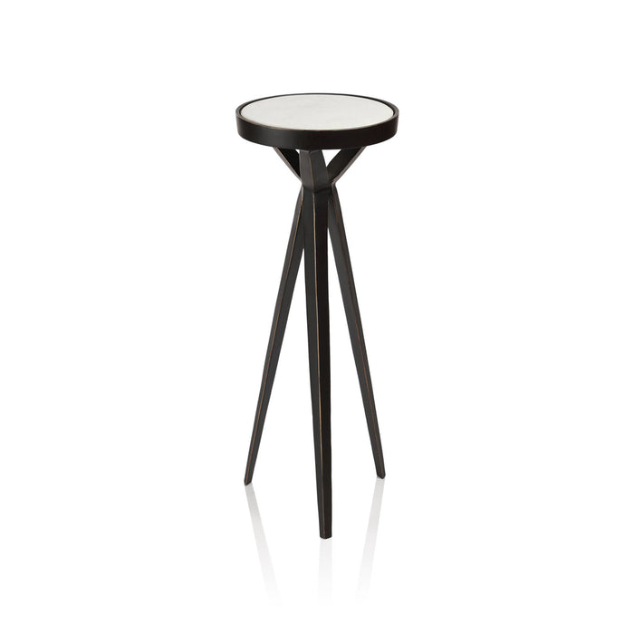 Iron Cocktail Table w/Marble Top - Furniture by Carlyle Avenue