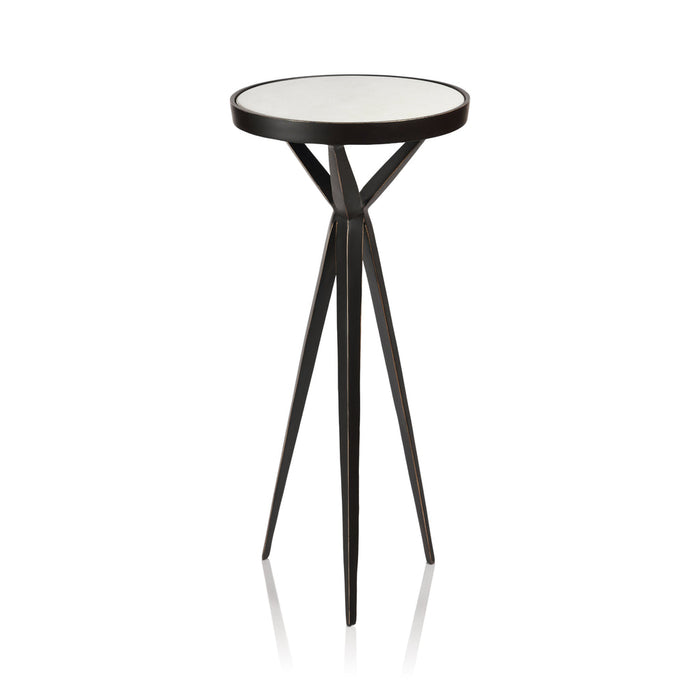 Iron Cocktail Table w/Marble Top - Furniture by Carlyle Avenue