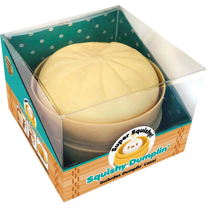 Squishy Dumplin' toy in packaging with visible branding