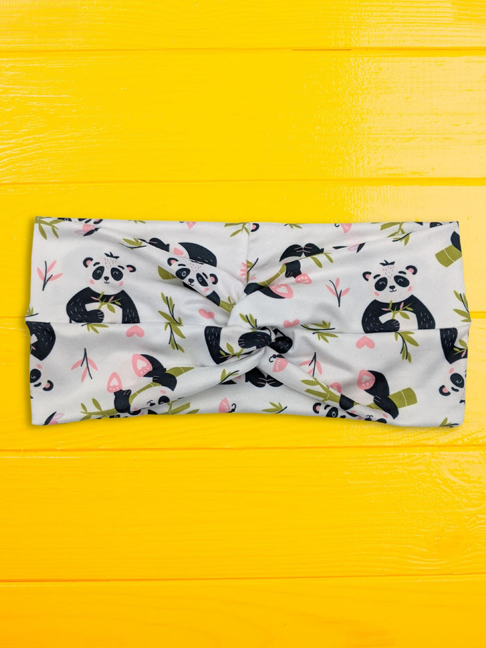 Sweet Panda Knot Headband