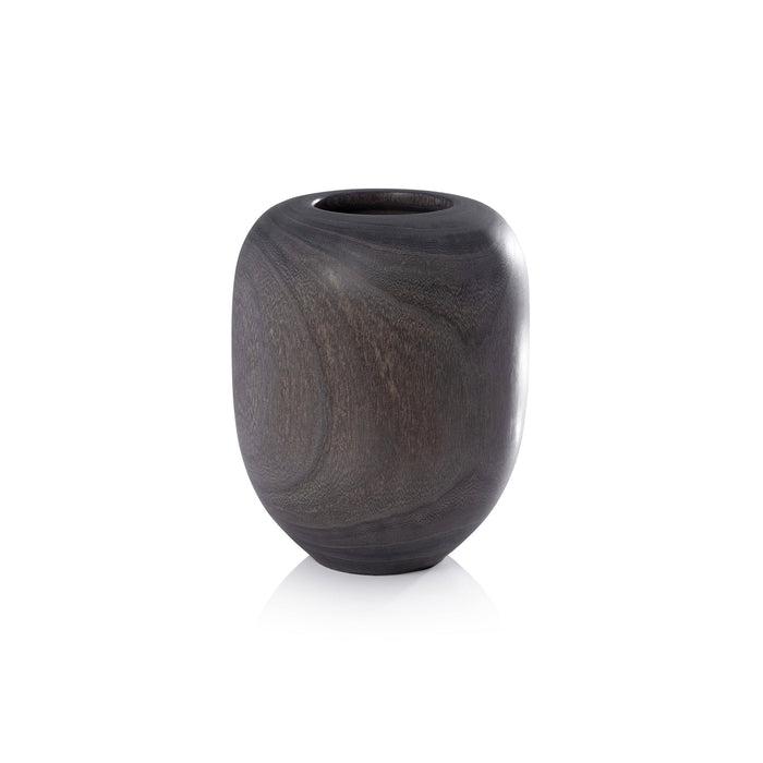 Sylva Decortive Wood Vase - Vases by Carlyle Avenue