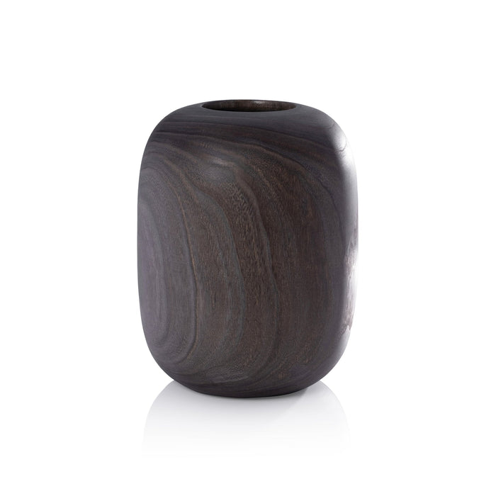 Sylva Decortive Wood Vase - Vases by Carlyle Avenue