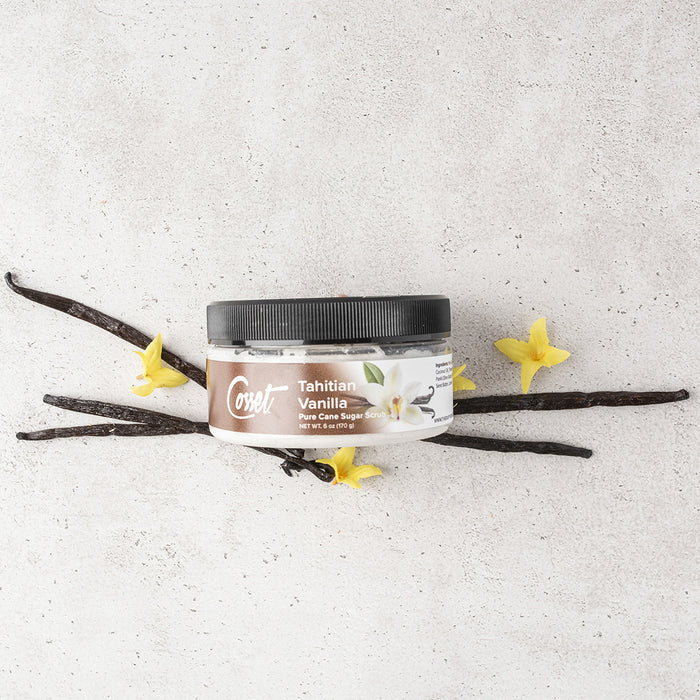Tahitian Vanilla Pure Cane Sugar Scrub