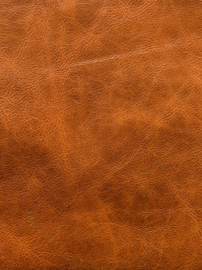 Tan Distressed Pull-Up Cowhide Sheets, 8.5 × 11 in alternate view showing color and surface finish