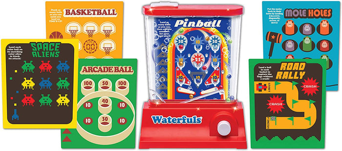 Unbox Waterfuls with contents on a white background