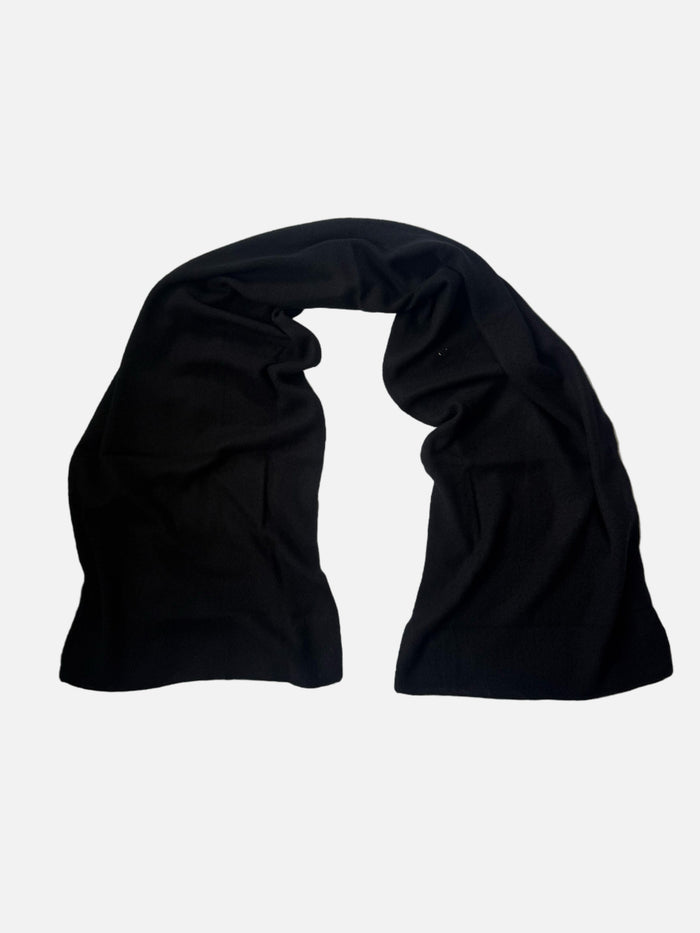 The Overlook Cashmere Scarf - Shadow Black