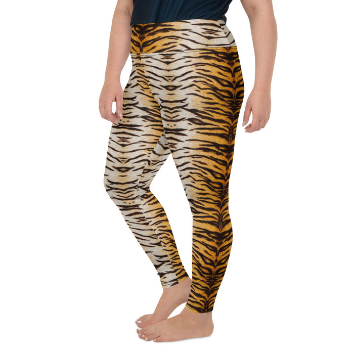 Tiger Print Plus Size Leggings