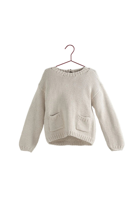 top l/s knit  - macaron