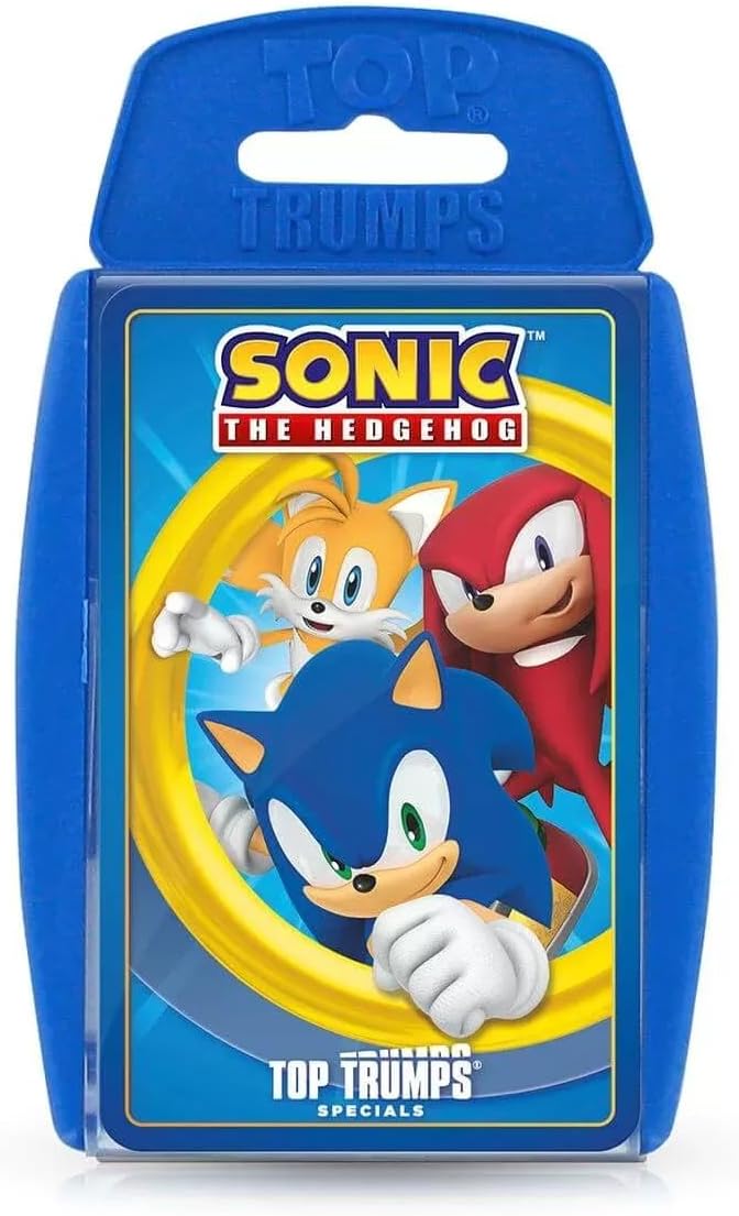 Top Trumps Card Game - Sonic the Hedgehog Edition with Speed, Strength & Fun Facts