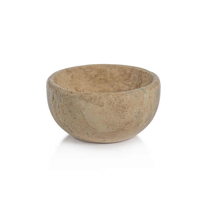 Travertine Bowl - Bowls by Carlyle Avenue