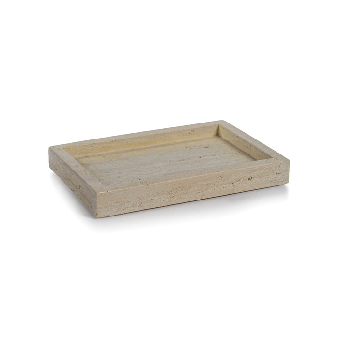 Travertine Marble Tray - 2 Sizes - Tray by Carlyle Avenue
