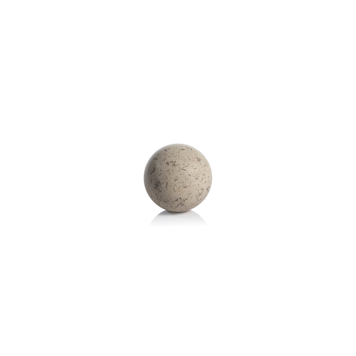 Travertine Stone Fill Ball - Decorative Accessories by Carlyle Avenue