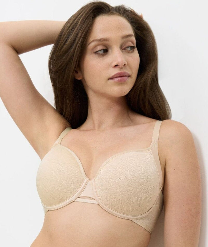 Triumph Airy Sensation Spacer T-Shirt Bra - Nude Beige Bras