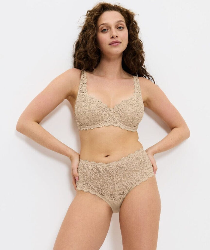 Triumph Amourette Balconette Underwire Non-Padded Bra - Skin Bras