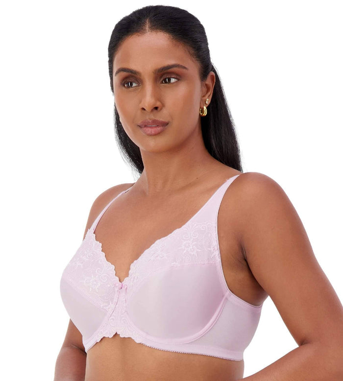 Triumph Embroidered Minimiser Bra 2 Pack - Crocus/Deep Cobalt Bras