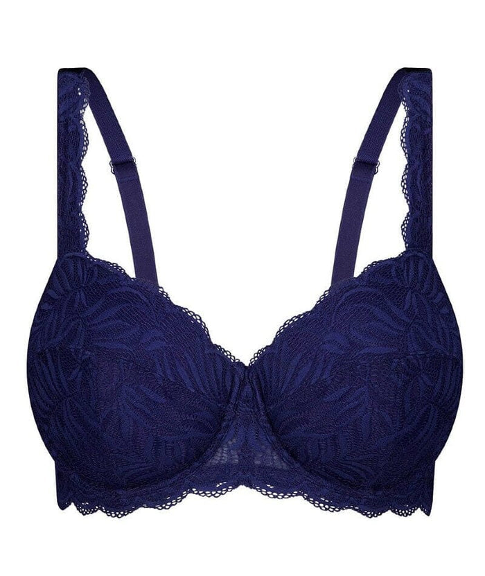 Triumph Essential Lace Balconette Bra - Navy Blue
