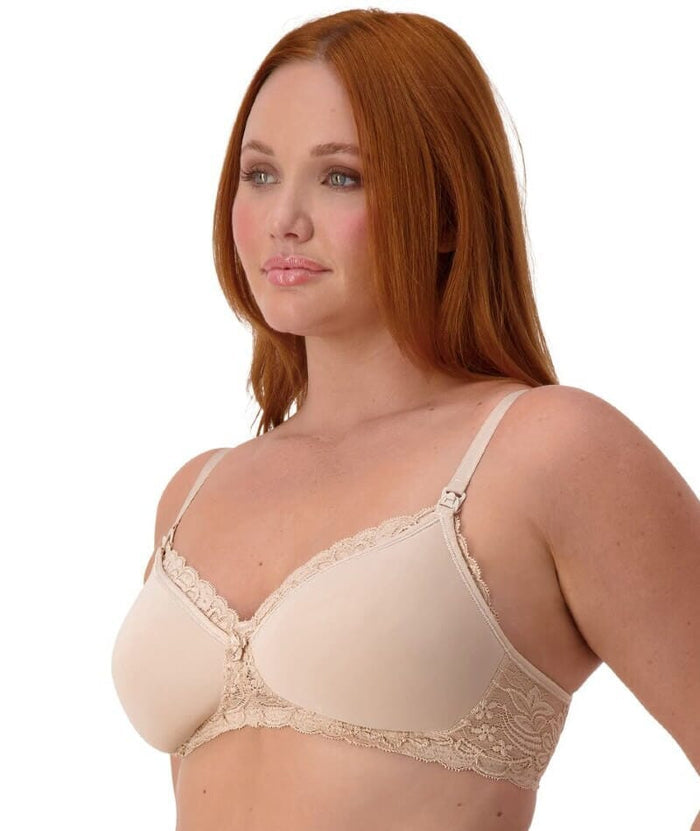 Triumph Gorgeous Mama Lace Maternity & Nursing Wire-free Bra - Nude Bras