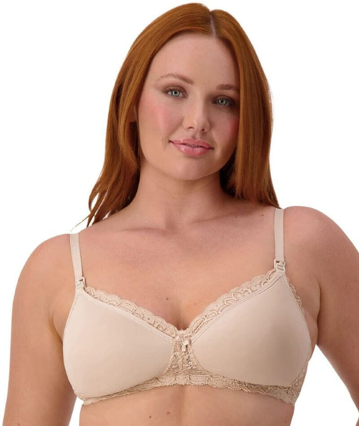 Triumph Gorgeous Mama Lace Maternity & Nursing Wire-free Bra - Nude Bras