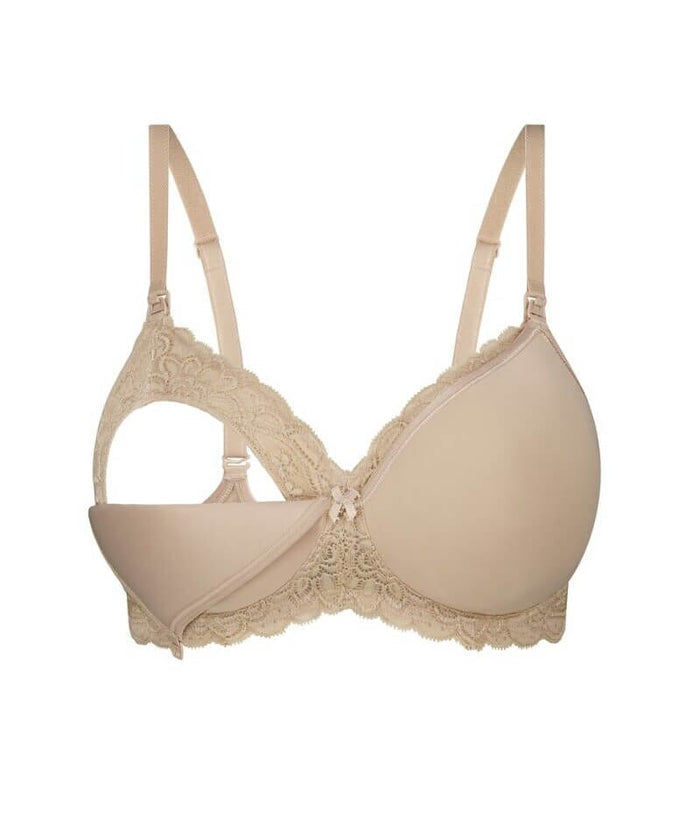 Triumph Gorgeous Mama Lace Maternity & Nursing Wire-free Bra - Nude Bras