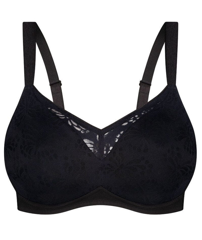 Triumph Lacy Minimiser Wire-Free Bra - Black