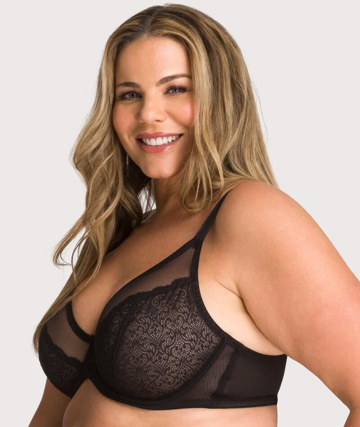 Triumph Sheer Minimizer Bra - Black Bras