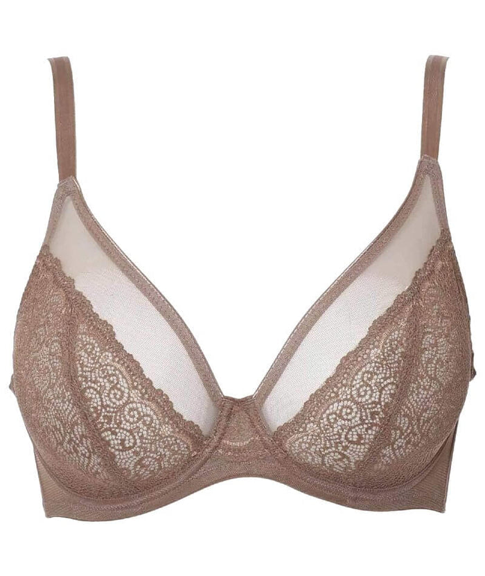 Triumph Sheer Minimizer Bra - Mocca