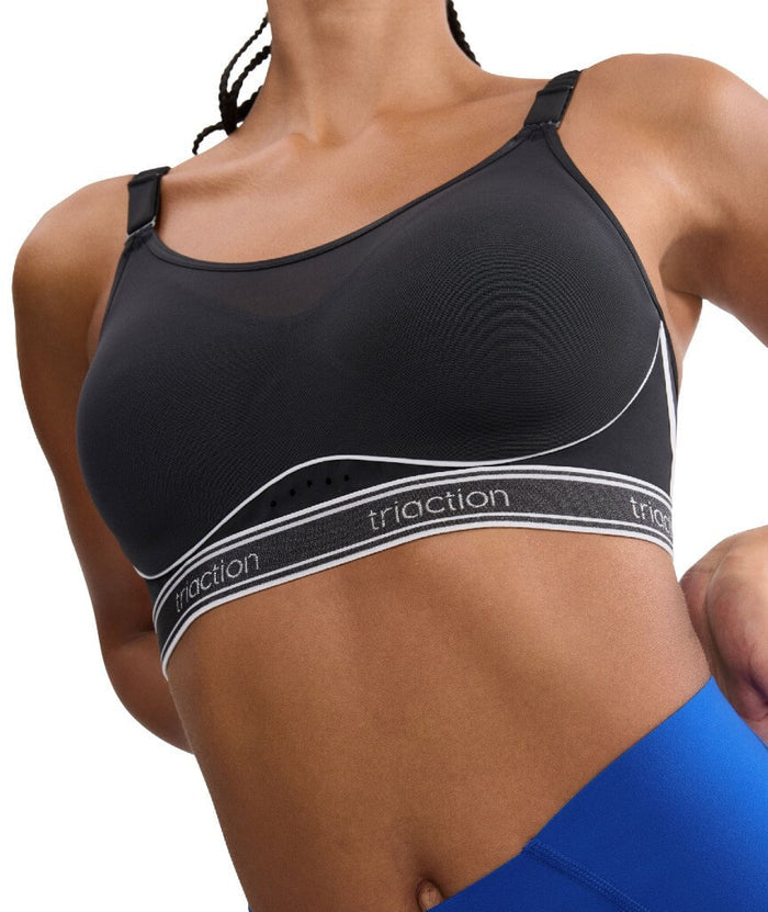 Triumph Triaction Cardio Air Wire-free Sports Bra - Black
