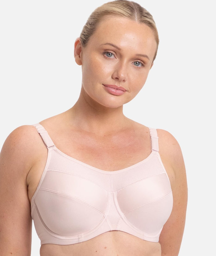 Triumph Triaction Ultra Underwired Sports Bra - Fig Pink