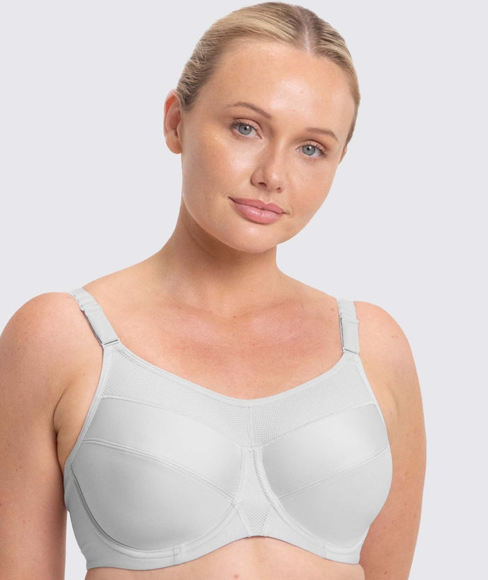 Triumph Triaction Ultra Underwired Sports Bra - Pearl Grey