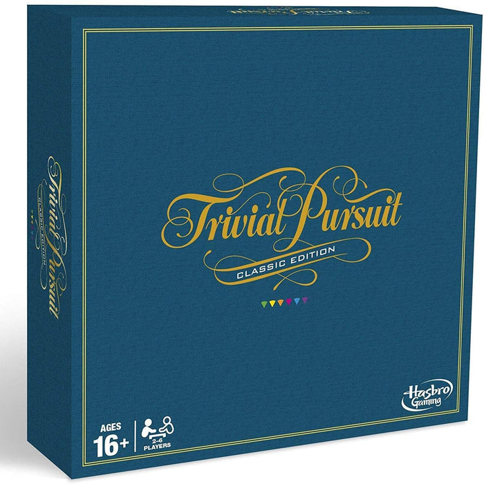 Trivial Pursuit Classic Edition box packaging on a white background