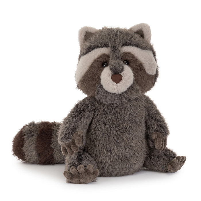 Jellycat Trixiwoo Raccoon on a white background