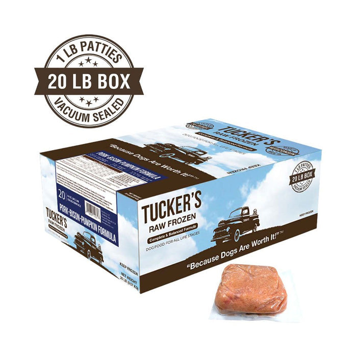 Tucker's Pork, Bison, & Pumpkin Raw Frozen Dog Food