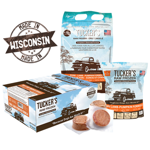 Tucker's Pork, Lamb & Pumpkin Raw Frozen Dog Food